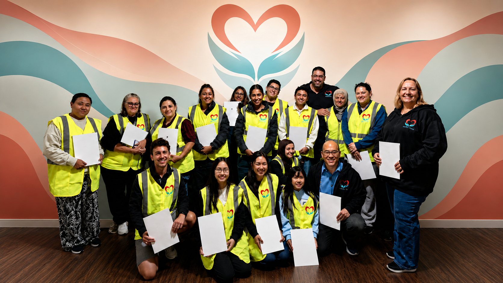 Serenity Care Connection volunteer team group photo